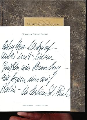 Christian Eduard Franke. Kunsthandel seit 15 Jahren. Texte Irene Reithner.