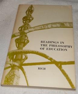 Imagen del vendedor de Readings In The Philosophy Of Education a la venta por Pheonix Books and Collectibles