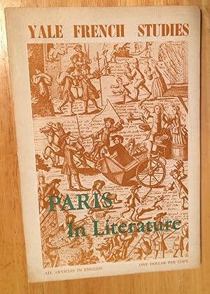 Paris in Literature. Yale French Studies, No 32