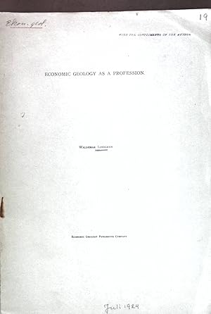 Seller image for Economic Geology as a Profession; for sale by books4less (Versandantiquariat Petra Gros GmbH & Co. KG)