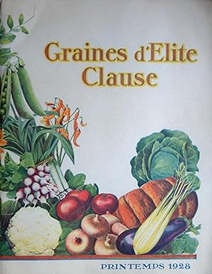 Graines d'Elite Clause catalogue général Printemps 1928