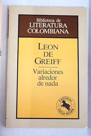 Imagen del vendedor de Variaciones alrededor de nada a la venta por Alcan Libros