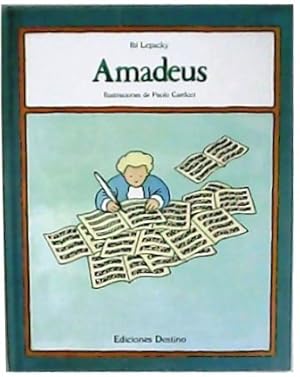 Image du vendeur pour Amadeus. Ilustraciones de Paolo Cardoni. mis en vente par Librera y Editorial Renacimiento, S.A.