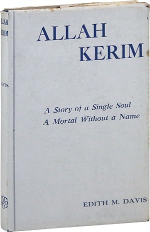 Bild des Verkufers fr Allah Kerim zum Verkauf von Lorne Bair Rare Books, ABAA