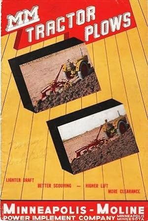 Seller image for MM TRACTOR PLOWS: Lighter Draft - Better Scouring - Higher Lift - More Clearance [cover title] for sale by R & A Petrilla, IOBA