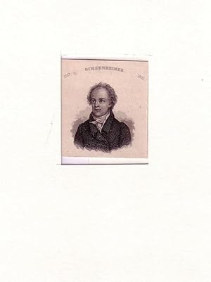 PORTRAIT Ochsenheimer. (1767 Mainz - 1822 Wien, deutscher Schauspieler, Lustspieldichter, Lepidop...