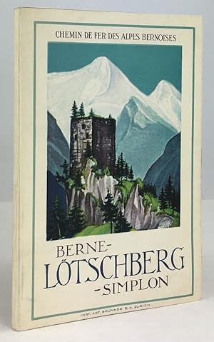 Image du vendeur pour Guide illustr de la Ligne du Loetschberg et de L'Oberland Bernois. (Umschlagtitel: Berne- Loetschberg - Simplon). mis en vente par Antiquariat Heiner Henke