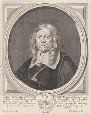 Johann Georg Grambs. Brustbild nach dem Gemälde von Matthäus Merian von 1668.