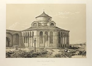 Imagen del vendedor de Santa Fosca - Torcello - Venice. (Original-Tonlithographie von G. Moore nach Domenico Quaglio). a la venta por Antiquariat Heiner Henke