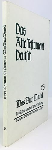 Seller image for Das Buch Daniel. bersetzt und erklrt von Norman W. Porteous. Aus dem Englischen von Walter Beyerlin und Rudolf Walz. 2., durchgesehene Auflage. for sale by Antiquariat Heiner Henke