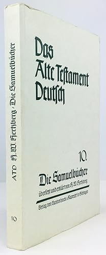 Seller image for Die Samuelbcher. bersetzt und erklrt von Hans Wilhelm Hertzberg. 4. Auflage. for sale by Antiquariat Heiner Henke