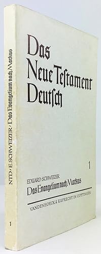 Seller image for Das Evangelium nach Markus. bersetzt und erklrt von Eduard Schweizer. 12. Auflage. (2.Auflage dieser Bearbeitung) 61.-70.Tausend. for sale by Antiquariat Heiner Henke