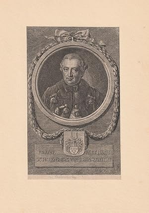 Imagen del vendedor de Franz Balthasar Schneberg von Brenckenhoff. Portrait-Kupferstich. a la venta por Antiquariat Heiner Henke