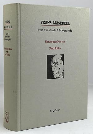 Bild des Verkufers fr Frans Masereel. Eine annotierte Bibliographie des druckgraphischen Werkes. zum Verkauf von Antiquariat Heiner Henke