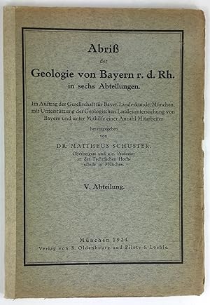 Seller image for Der geologische Aufbau des Fichtelgebirges und Oberpflzer Waldes und der angrenzenden Gebiete. Mit Beitrgen von Lothar Reuter und Heinrich Laubmann. for sale by Antiquariat Heiner Henke