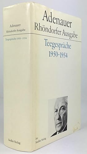 Bild des Verkufers fr Teegesprche 1950 - 1954. Bearbeitet von Hanns Jrgen Ksters. zum Verkauf von Antiquariat Heiner Henke
