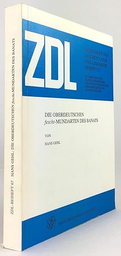 Bild des Verkufers fr Die oberdeutschen fescht-Mundarten des Banats. Mit 16 Karten und 27 Tafeln. zum Verkauf von Antiquariat Heiner Henke