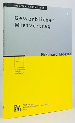 Seller image for Gewerblicher Mietvertrag. for sale by Antiquariat Heiner Henke