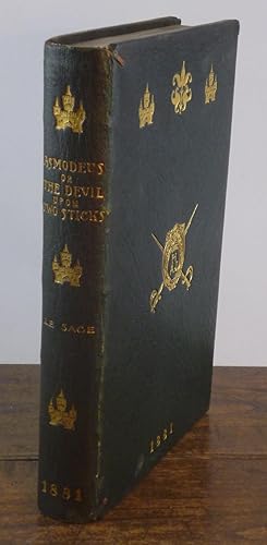 Bild des Verkufers fr Asmodeus or the Devil Upon Two Sticks. Preceded by Dialogues, Serious and Comic betwee Two Chimneys of Madrid. Translated from the French of Alain Ren Le Sage. With four Original Etchings by R. de Los Rios. zum Verkauf von Antiquariat Heiner Henke