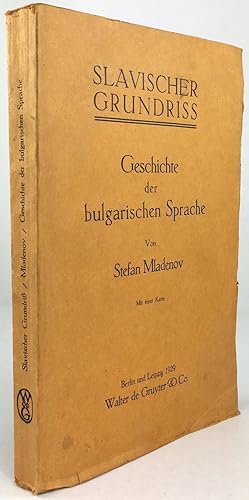 Seller image for Geschichte der bulgarischen Sprache. Mit einer Karte. for sale by Antiquariat Heiner Henke