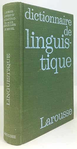 Bild des Verkufers fr Dictionnaire de Linguistique. zum Verkauf von Antiquariat Heiner Henke