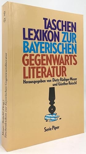 Imagen del vendedor de Taschenlexikon zur bayrischen Gegenwartsliteratur. Originalausgabe. (Aus dem Inhalt: Autoren; Literarische Vereinigungen; Literaturpreise; Literaturzeitschriften; Verlage.) a la venta por Antiquariat Heiner Henke