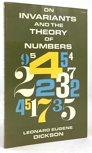 Imagen del vendedor de On Invariants and the Theory of Numbers. a la venta por Antiquariat Heiner Henke