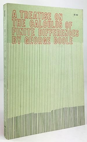 Bild des Verkufers fr A Treatise on the Calculus of Finite Differences. Editied by J. F. Moulton. Second edition (last revised edition). zum Verkauf von Antiquariat Heiner Henke