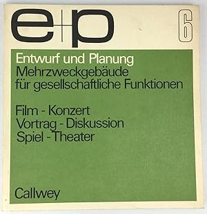 Seller image for Mehrzweckgebude fr gesellschaftliche Funktionen. Film - Konzert, Vortrag - Diskussion, Spiel - Theater. for sale by Antiquariat Heiner Henke