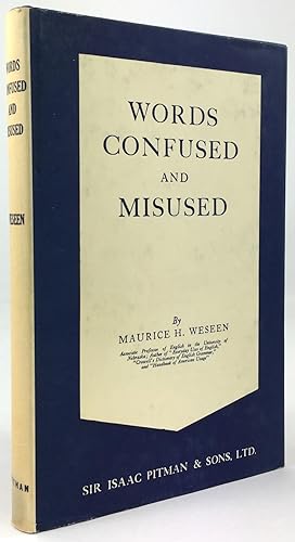 Seller image for Words confused and misused. Third english edition. (Reprinted). for sale by Antiquariat Heiner Henke