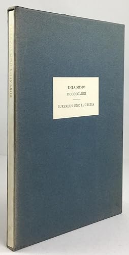 Euryalus und Lucretia. Die Übersetzung besorgte Max Mell. Das Nachwort schrieb Horst Rüdiger. Die...