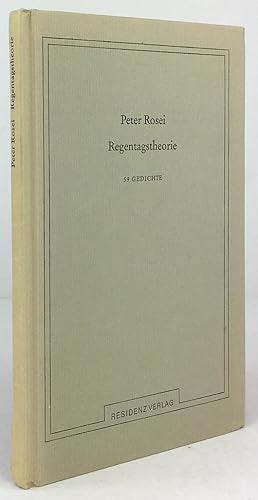 Seller image for Regentagstheorie. 59 Gedichte. for sale by Antiquariat Heiner Henke