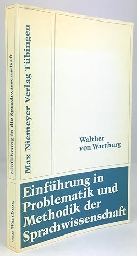 Bild des Verkufers fr Einfhrung in Problematik und Methodik der Sprachwissenschaft. 3., durchgesehene Auflage. zum Verkauf von Antiquariat Heiner Henke
