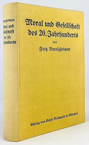 Seller image for Moral und Gesellschaft des 20. Jahrhunderts. for sale by Antiquariat Heiner Henke