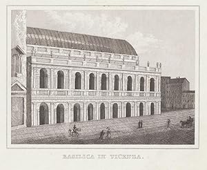 Basilica in Vicenza. Blick auf die Fassade.