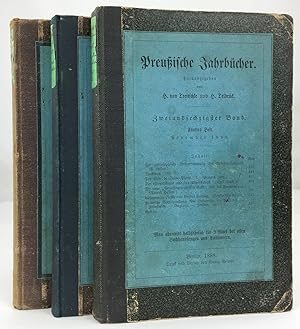 Imagen del vendedor de Preuische Jahrbcher. 62. Band. (6 Hefte in 3 Bdn.) a la venta por Antiquariat Heiner Henke