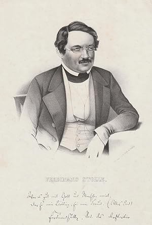 Ferdinand Stolle. (Eigentlich Ludwig Ferdinand Anders, Journalist, Schriftsteller. Geb. 28.09.180...