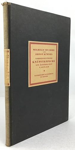 Seller image for Vorderasiatische Knpfteppiche aus lterer Zeit. Dritte, verbesserte und vermehrte Auflage. for sale by Antiquariat Heiner Henke