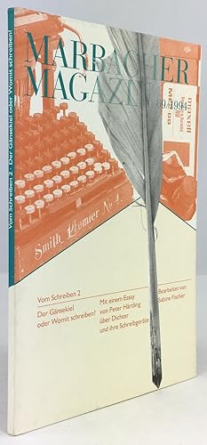 Bild des Verkufers fr Vom Schreiben 2. Der Gnsekiel oder Womit schreiben ? Mit einem Essay von Peter Hrtling ber Dichter und ihre Schreibgerte. zum Verkauf von Antiquariat Heiner Henke