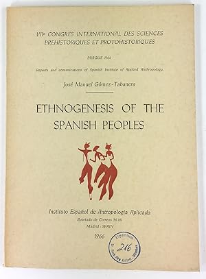 Imagen del vendedor de Ethnogenesis of the Spanish Peoples. a la venta por Antiquariat Heiner Henke