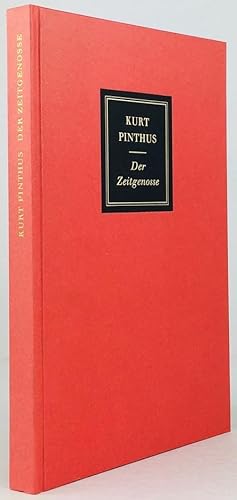 Imagen del vendedor de Der Zeitgenosse. Literarische Portraits und Kritiken. Ausgewhlt zu seinem 85. Geburtstag am 29. April 1971. Herausgegeben vom Deutschen Literaturarchiv im Schiller - Nationalmuseum Marbach / Neckar. Redaktion : Bernhard Zeller. Auswahl der Texte : Reinhard Tgahrt. a la venta por Antiquariat Heiner Henke