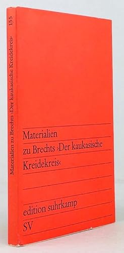 Bild des Verkufers fr Materialien zu Brechts 'Der kaukasische Kreidekreis'. zum Verkauf von Antiquariat Heiner Henke
