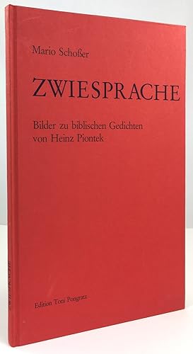 Imagen del vendedor de Zwiesprache. Bilder zu biblischen Gedichten von Heinz Piontek. a la venta por Antiquariat Heiner Henke