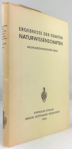 Seller image for Ergebnisse der exakten Naturwissenschaften. 29. Band. Mit 162 Abbildungen. for sale by Antiquariat Heiner Henke