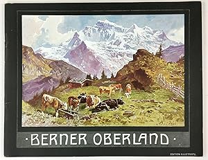 Berner Oberland. Souvenir - Album mit 40 Ansichten. Titel dreisprachig.