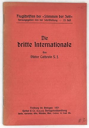 Seller image for Die dritte Internationale. for sale by Antiquariat Heiner Henke