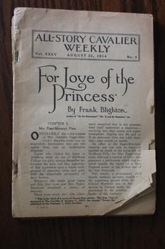 ALL STORY CAVALIER (Pulp Magazine). August 22 1914; -- Volume 35 #3 For Love of the Princess by F...