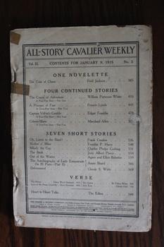 Seller image for ALL STORY CAVALIER (Pulp Magazine). January 1915; -- Volume 40 #3 The Coin of Chaos by Fred Jackson; for sale by Comic World