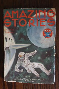 Seller image for AMAZING STORIES (Pulp Magazine). November 1933; -- Volume 8 #7When the Universe Shrank by J. Lewis Burtt;; for sale by Comic World