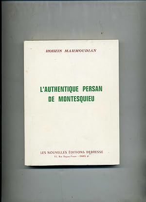 L'AUTHENTIQUE PERSAN DE MONTESQUIEU